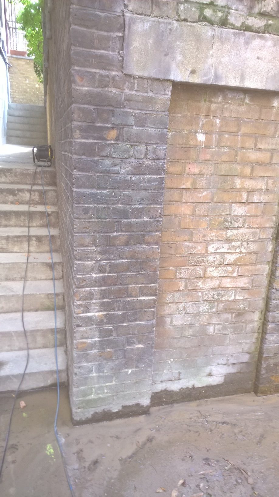 Efflorescence Removal before work